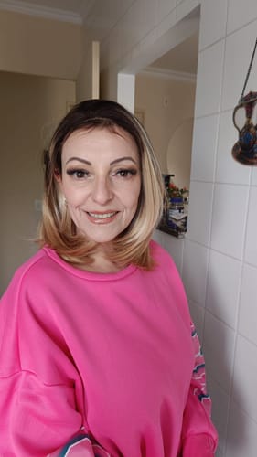 Customer photo review of Lace Front Deborah Loira - Repartição Livre 4x4