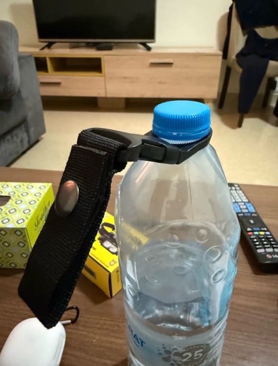 Customer photo review of Universal Bottle Holder Hook