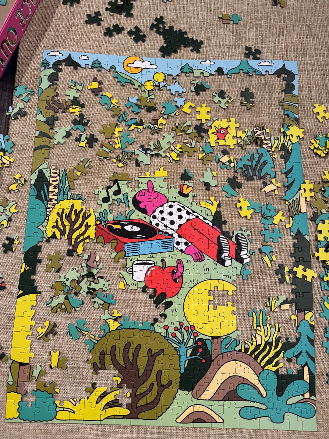 Customer photo review of Space Out | 500 Piece Puzzle