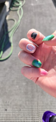 Customer photo review of Your Loss Press On Nails (24PC)