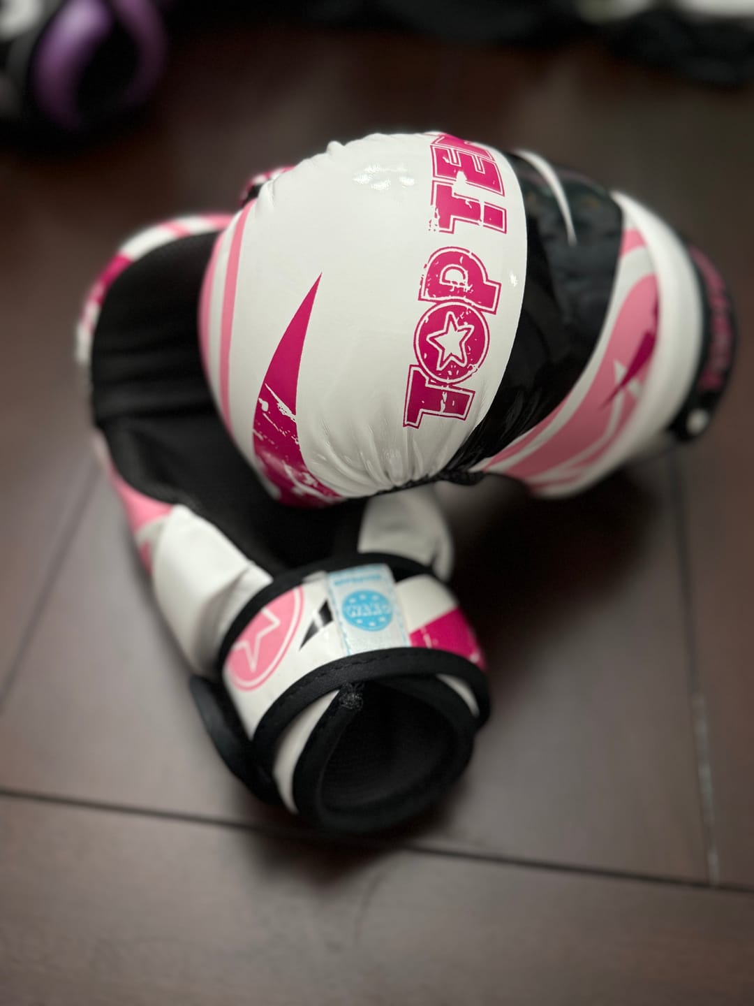 Customer photo review of Top Ten Pointfighter Gloves “URBAN ARTS”