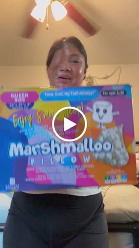 Customer video review of The Marshmalloo Pillow