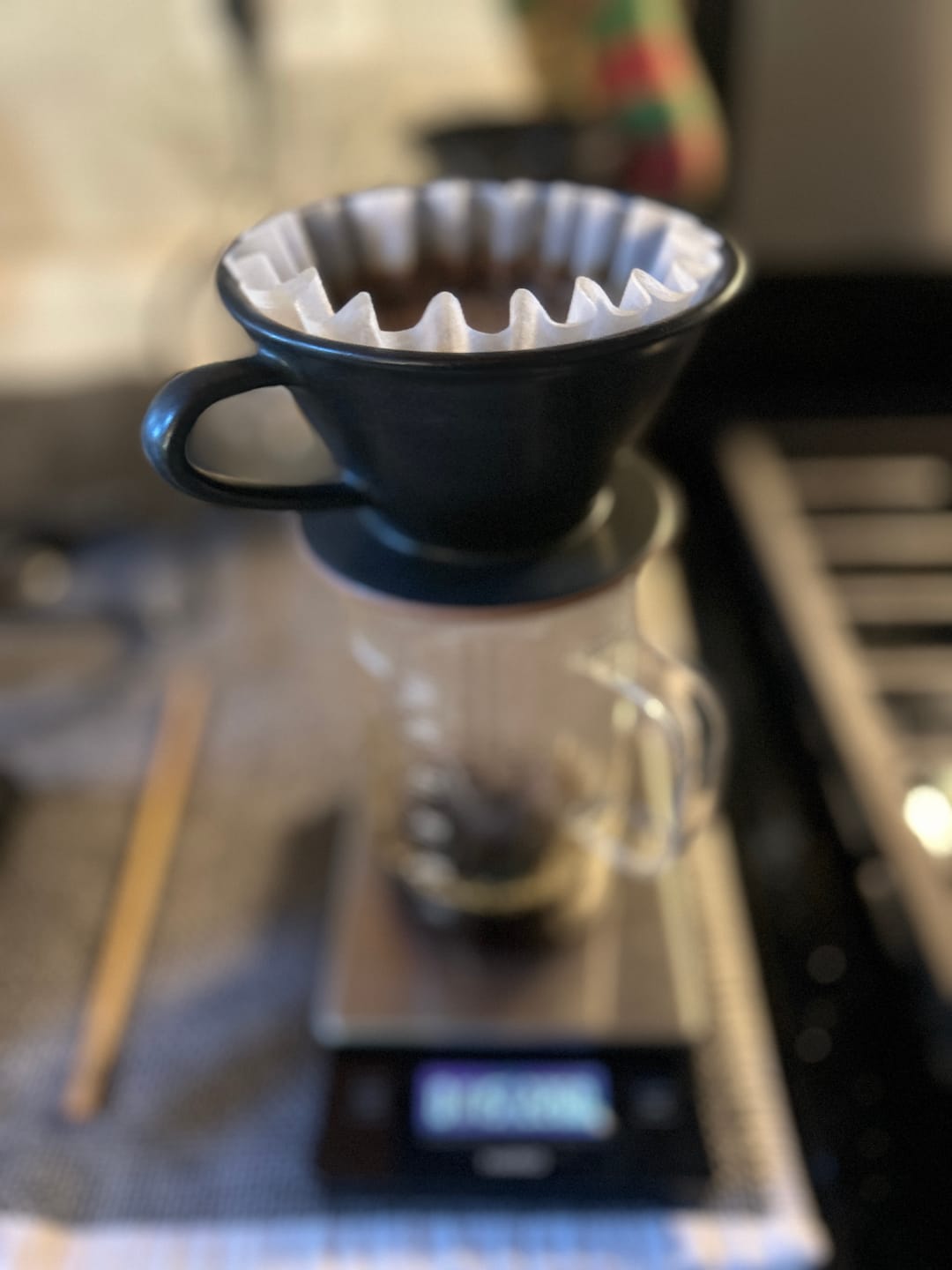 Customer photo review of Kalita MINO Ceramic Dripper 185 - Sand Black