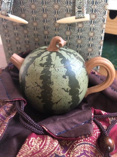 Customer photo review of Watermelon Yixing Teapot/Teacup 140ML/65ML