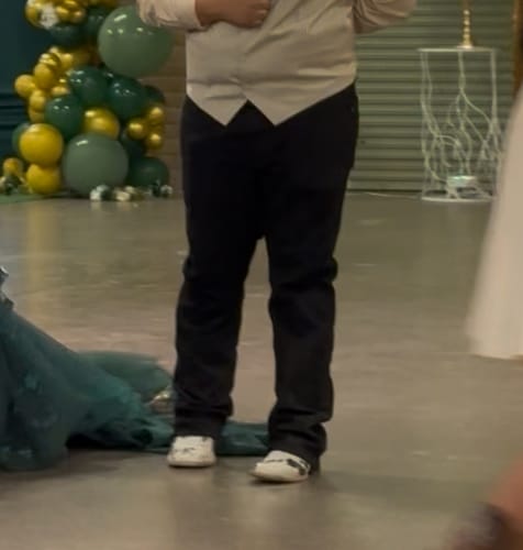 Customer photo review of Genuine Cowhide Boots - Square Toe