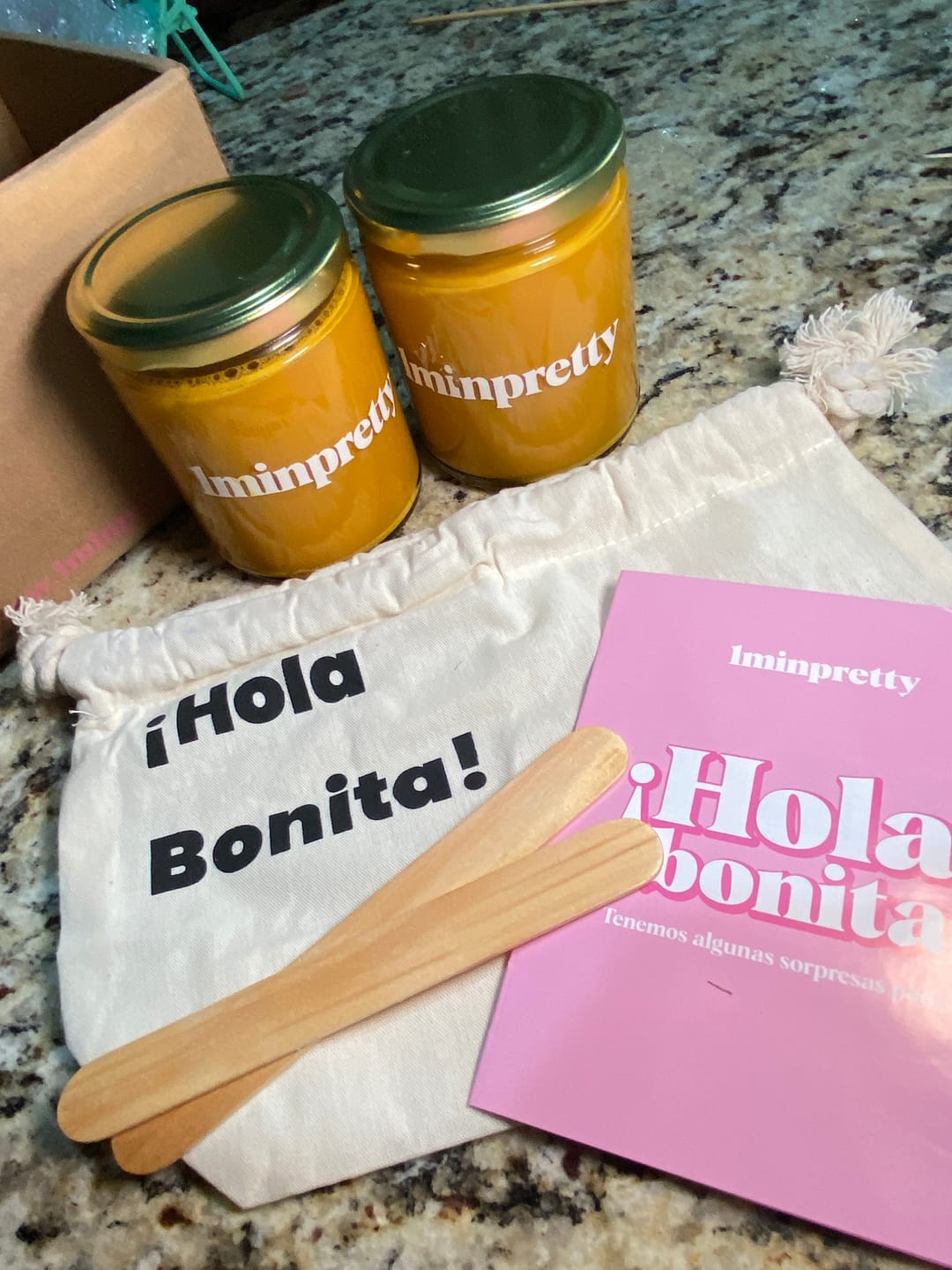 Customer photo review of Kit de 2 tarros de cera con envío gratis mx