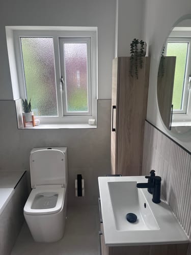 Customer photo review of Nuie Ava Pan, Cistern & Seat - White - NCG550