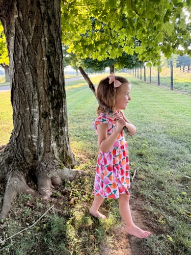 Customer photo review of A is for Apple Pink Twirl Dress