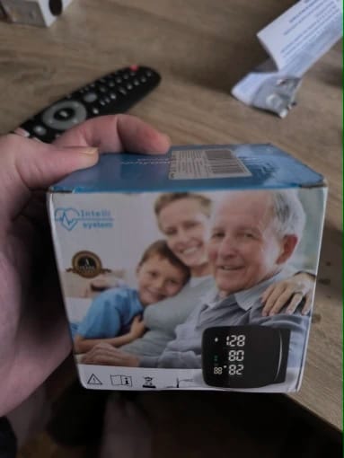 Customer photo review of Portable Wrist Blood Pressure Monitor
