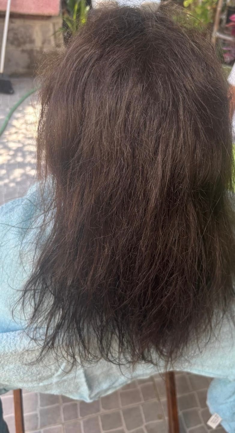 Customer photo review of Versatium 1 Litro + Máscara de tratamento
