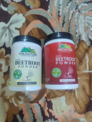 Customer photo review of White Organic Beetroot Powder (Chukandar Powder) [چکندر]