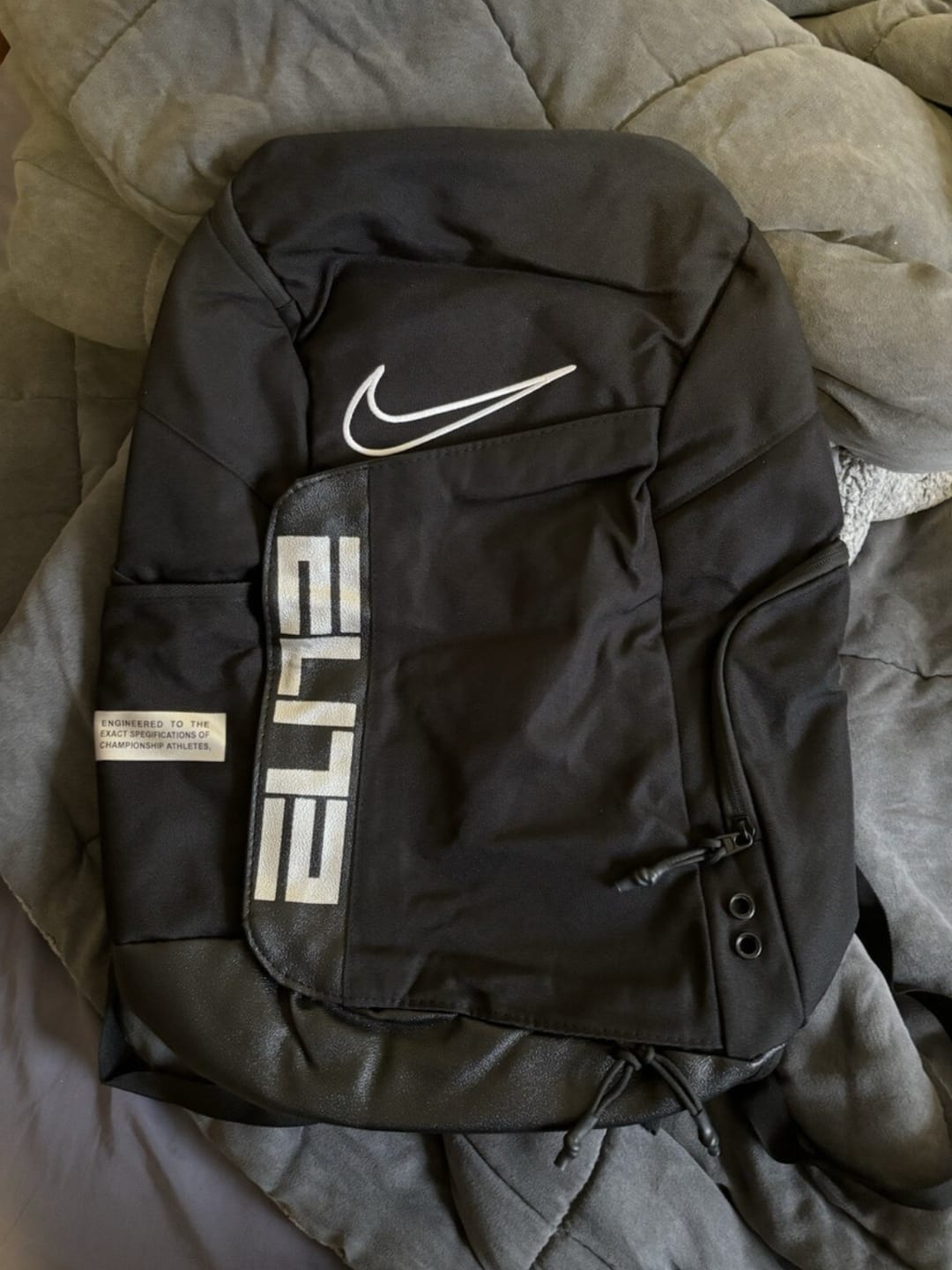 Customer photo review of Hoop Armour™ Elite Backpack Black White