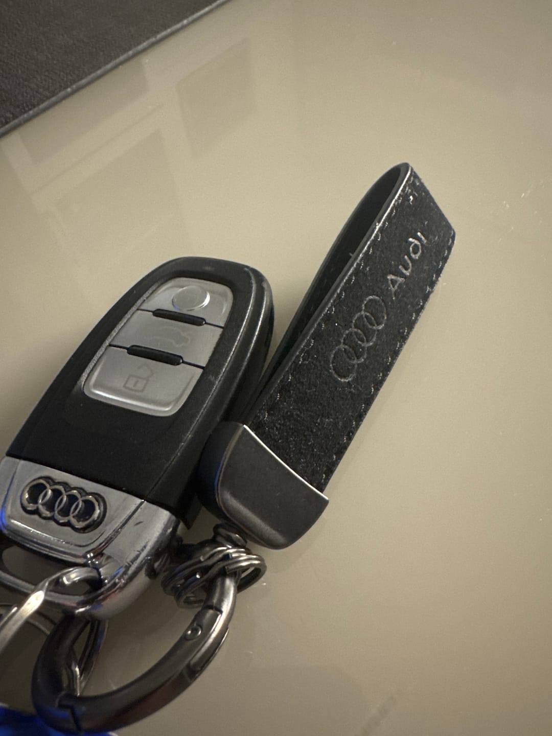 Customer photo review of AUDI KEYCHAIN