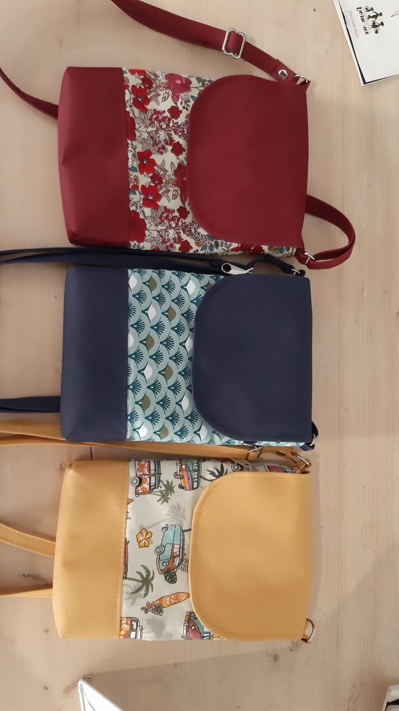 Customer photo review of Wanderlust Phone Bag Pattern