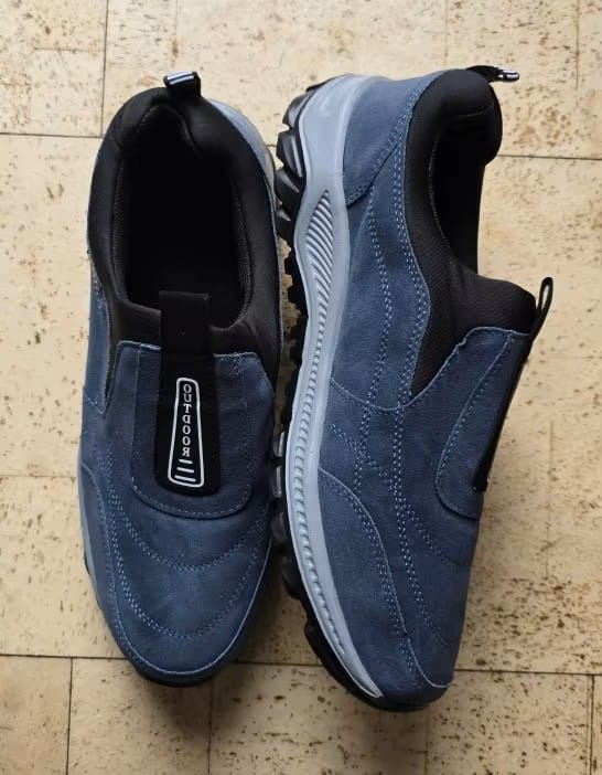 Customer photo review of Early Summer 49% Off🔥 Men's Waterproof Orthopedic Slip-on Walking Shoes