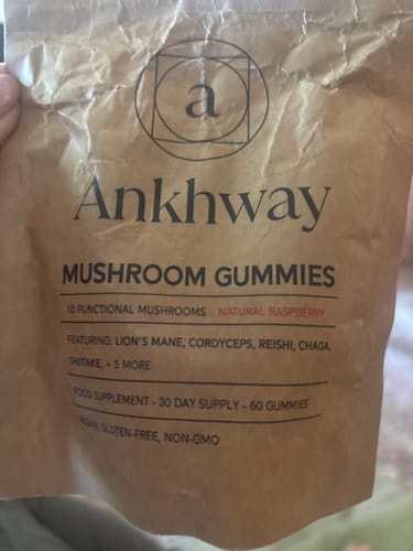 Customer photo review of 2-Month Mushroom Gummies