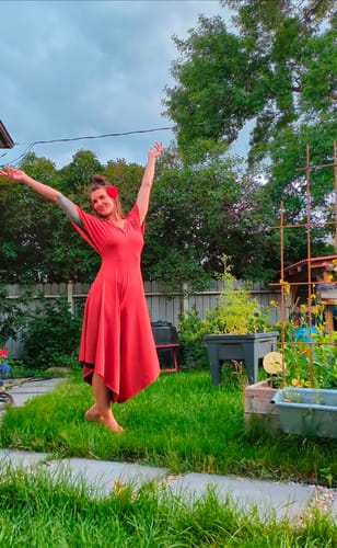 Customer photo review of Dahlia Jumpsuit