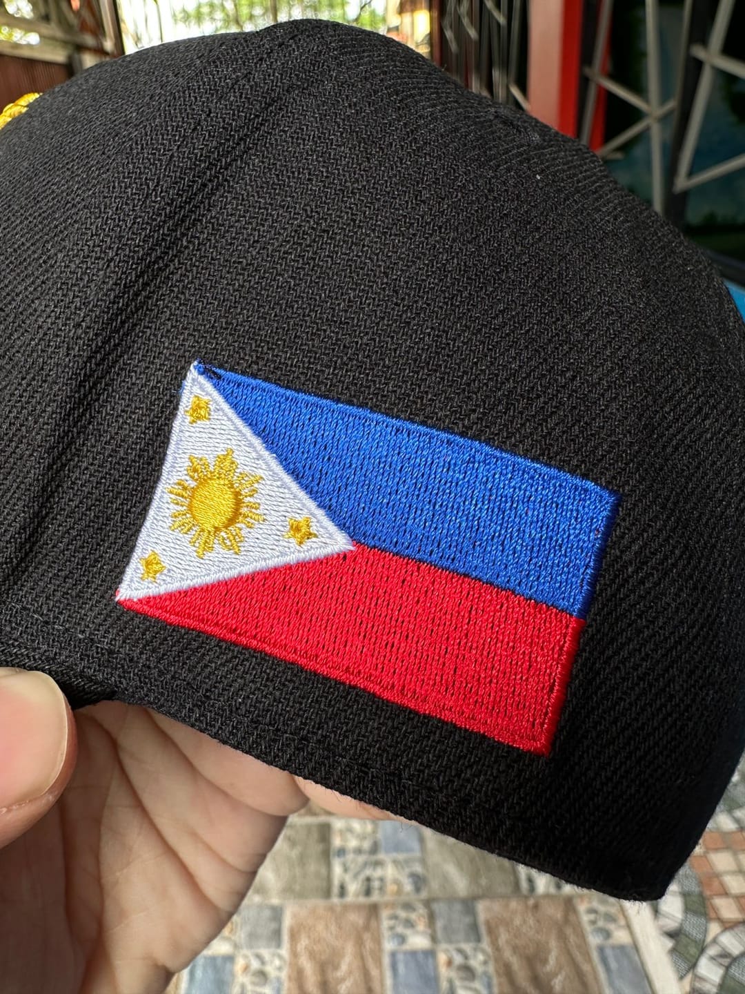 Customer photo review of Philippines Heritage Black Snapback Cap