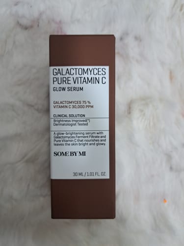 Customer photo review of سيروم جالاكتوميسيس بيور فيتامين سي جلو من سوم باي مي - 30مل