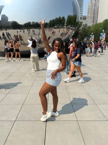 Customer photo review of Butter Racerback Contour Bodysuit