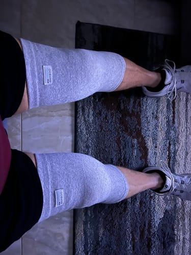 Customer photo review of Premium Bamboo Knee Sleeve (Single)