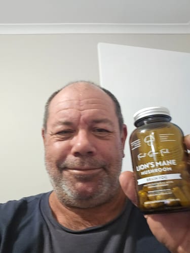 Customer photo review of Lions Mane Whole Mushroom Capsules