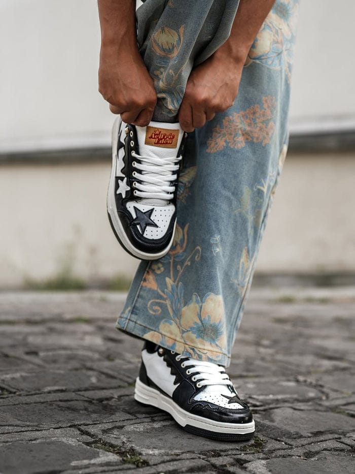 Customer photo review of Aelfric Eden Floral Baggy Jeans