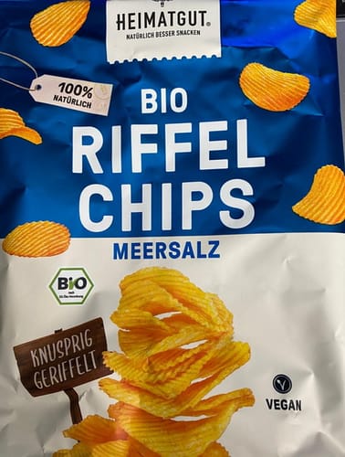 Customer photo review of Bio Riffel Chips Meersalz