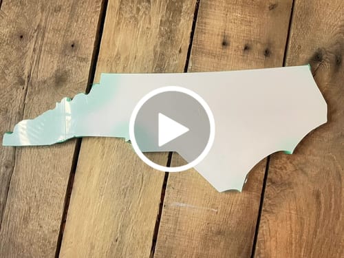Customer video review of 18.0x7.0" State Of North Carolina Acrylic Router Template