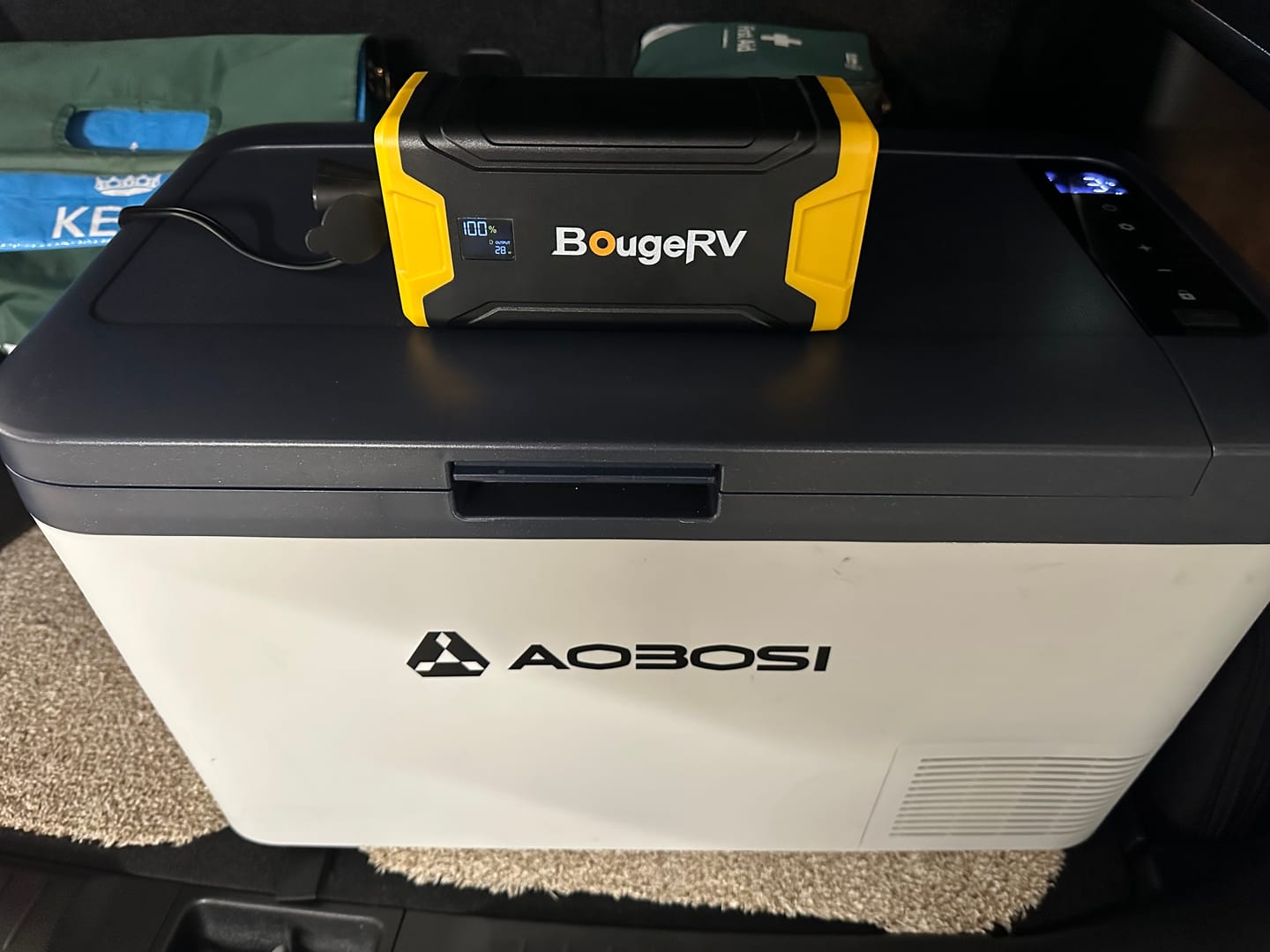 Customer photo review of BougeRV 220WH Portable Power Station for Fridge