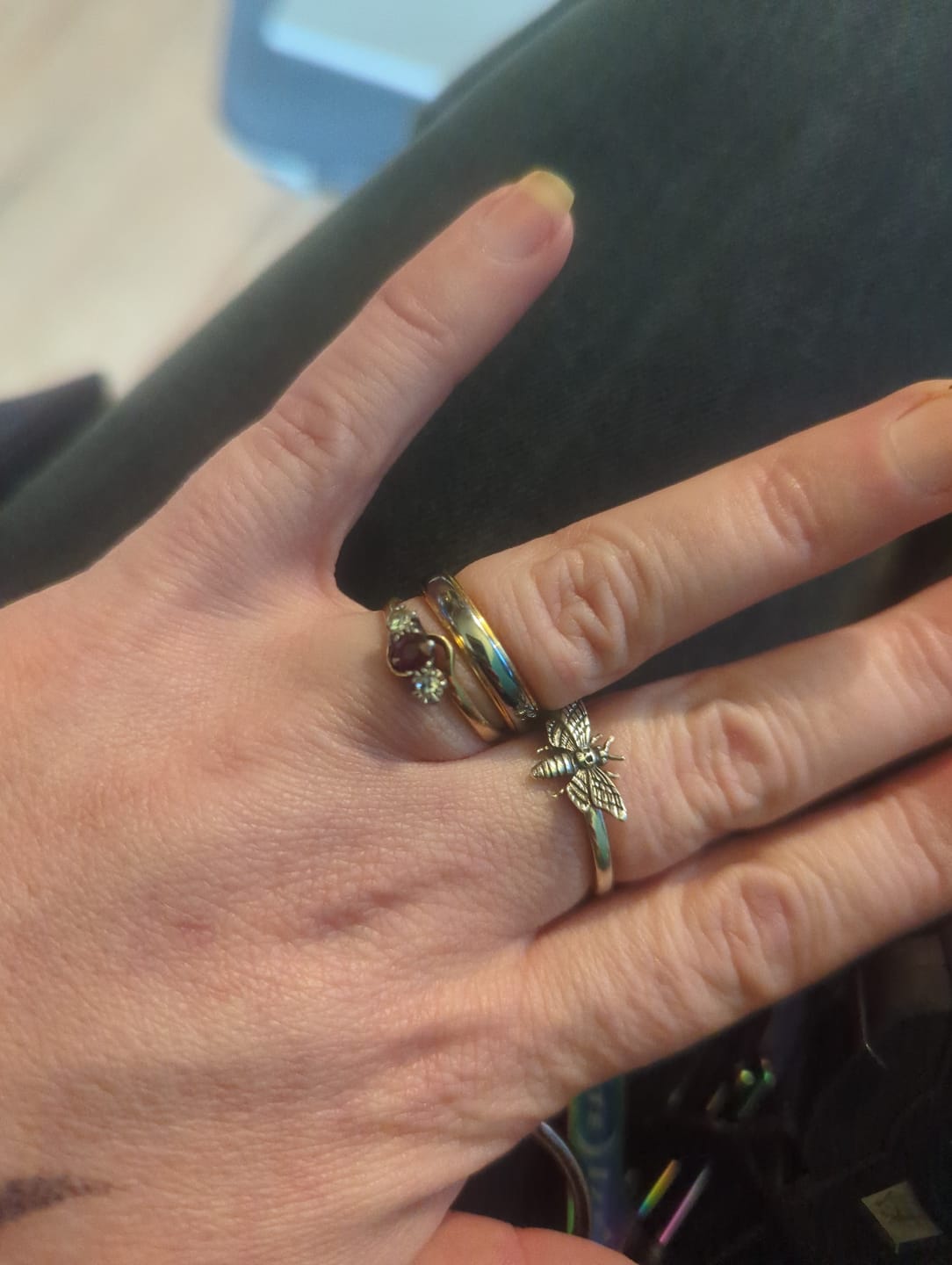 Customer photo review of Vulcan Mirror 4mm Wonder Ring