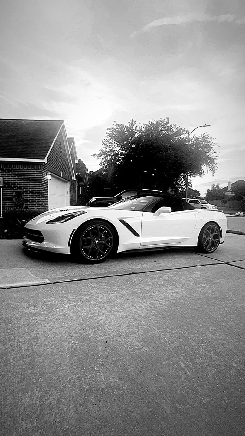 Customer photo review of Corvette C7 Stingray EOS Preformance Package Front Splitter