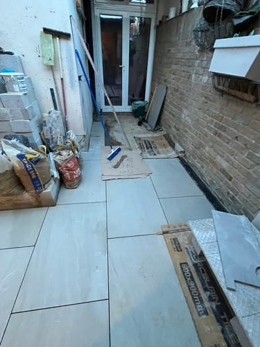 Customer photo review of Kandala - Grey Porcelain Paving Tiles - 900 x 600 x 20mm