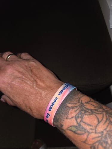 Customer photo review of happiness comes in waves