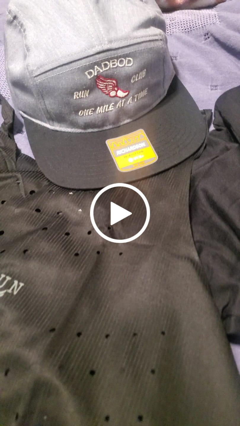 Customer video review of Dadbod Running Athletic Hat