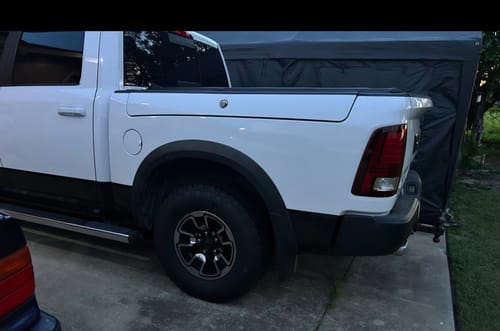 Customer photo review of 2013-2018 Dodge Ram Rebel Air Suspension Conversion/Delete Kit With Light Fix Module (DR34FM)