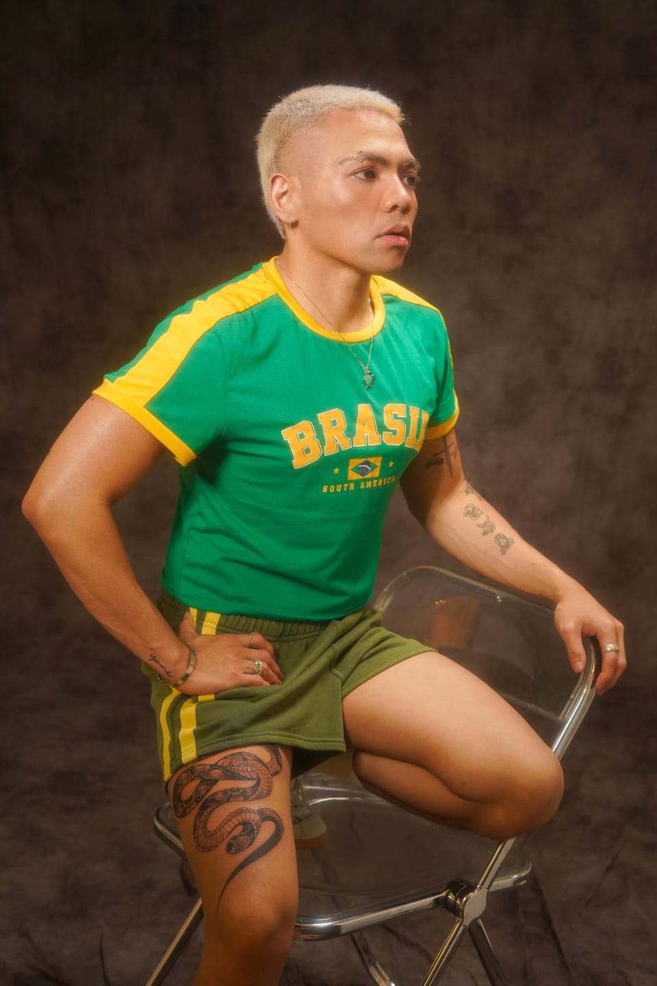 Customer photo review of Vintage Cotton Shorts | Green