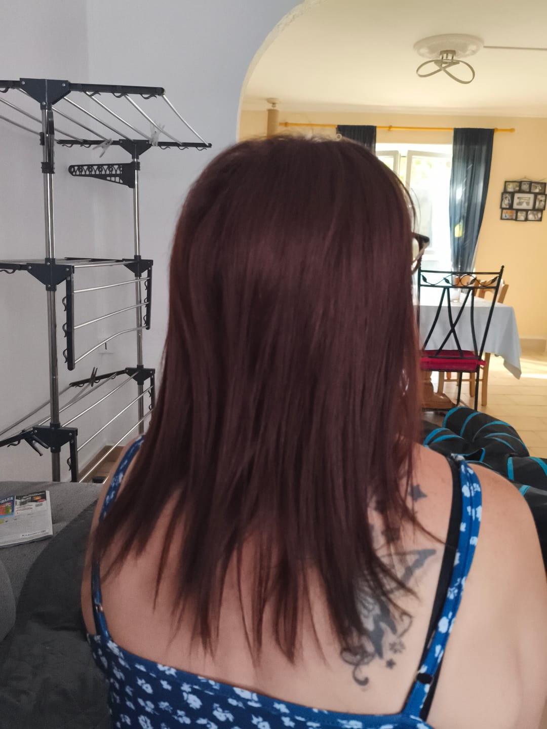 Customer photo review of Lissage Au Tanin Salvatore Blue Gold