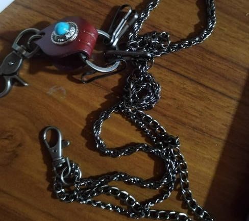 Customer photo review of Vintage Layered Belt Metal Chain