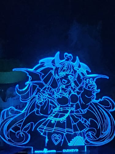 Customer photo review of Ironmouse Otaku Lamp (VShojo)