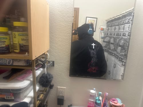 Customer photo review of SAINT MICHAEL Hoodie