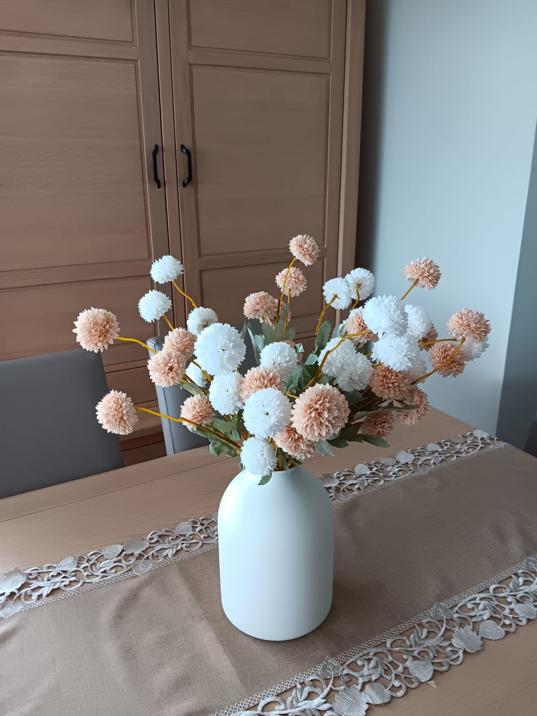 Customer photo review of Casa vaas - Mat wit