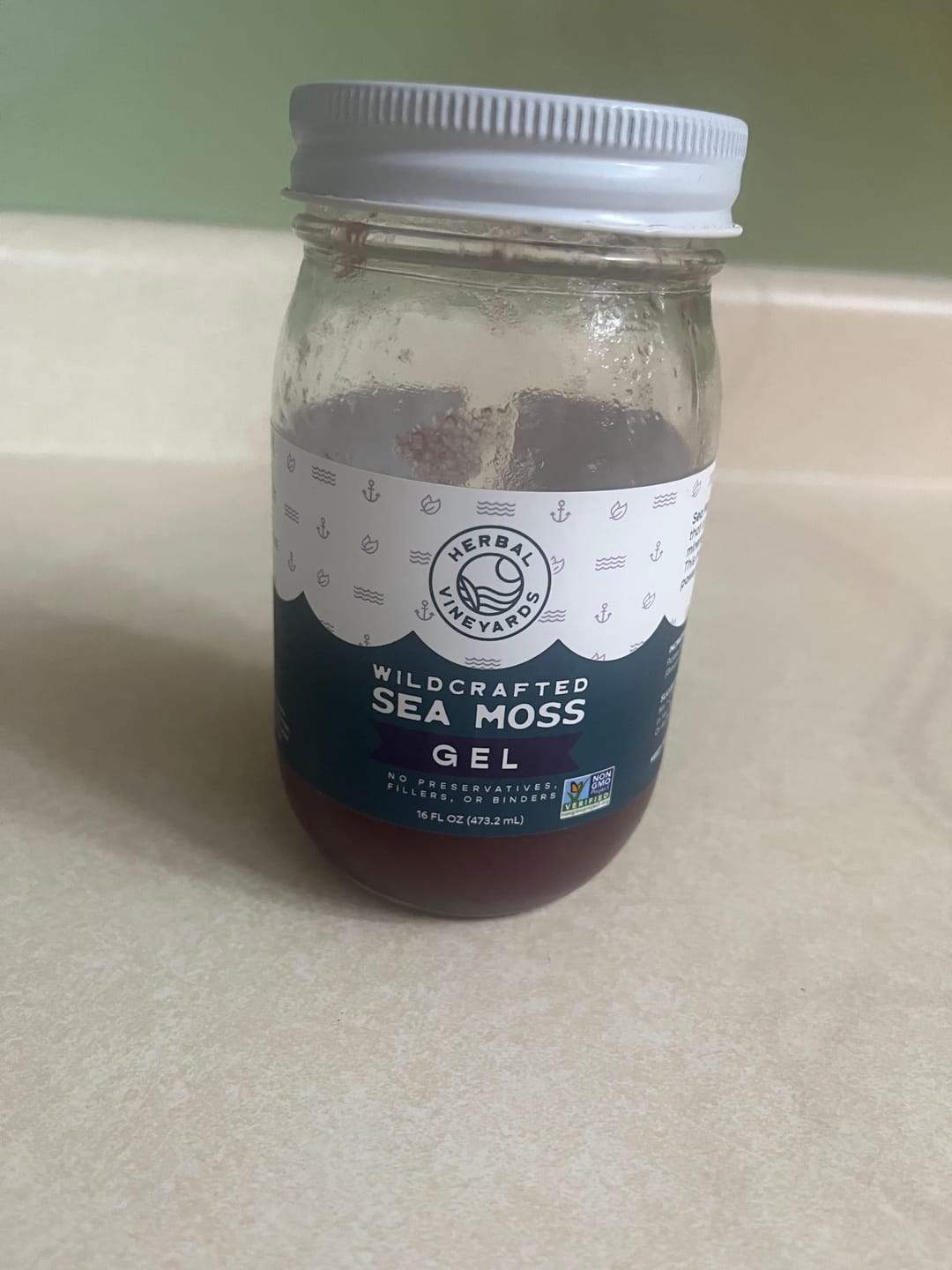Customer photo review of 60 Day Sea Moss Gel Dynamic Duo
