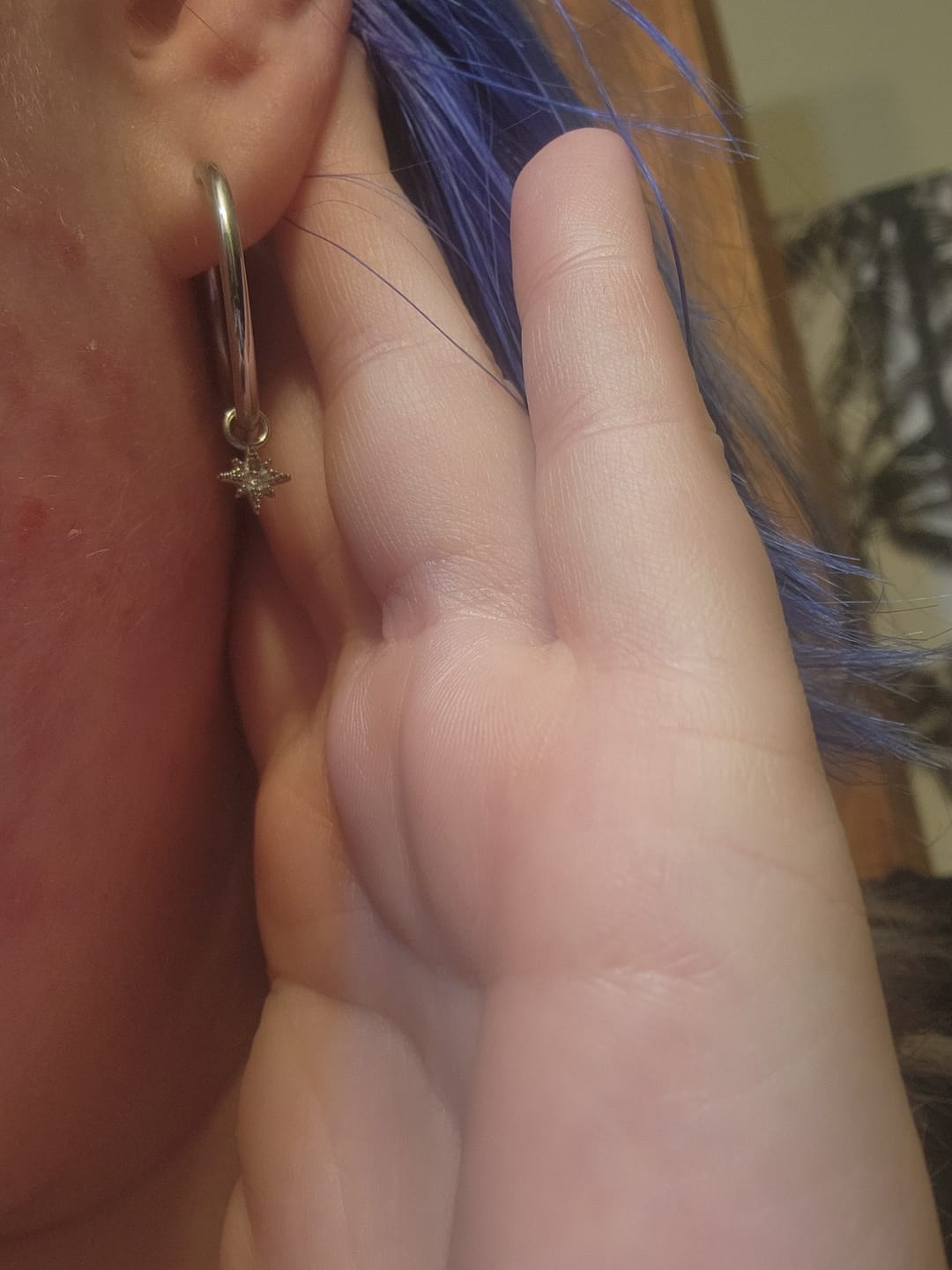 Customer photo review of Icy North Star Charm