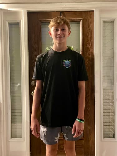 Customer photo review of Tilt Tee