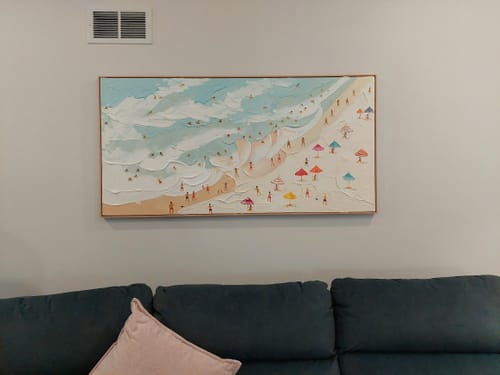 Customer review photo for Plaster Art Texture Painting #SG214