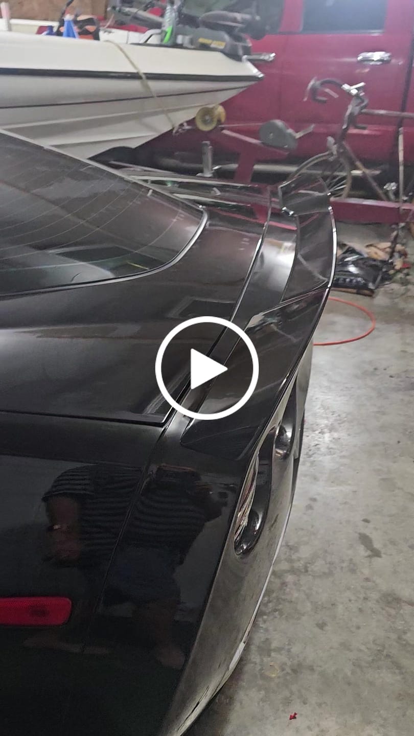 Customer video review of Corvette C6 ZR1 Extended Rear Trunk Spoiler