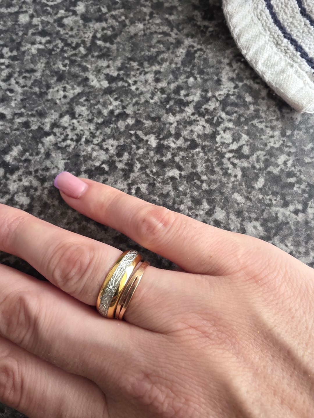 Customer photo review of Engrave Your Ring