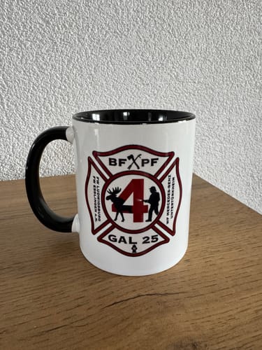 Customer photo review of TassenExpress - Becher Keramik Tasse mit Logo bedruckt 325ml Firmenlogo