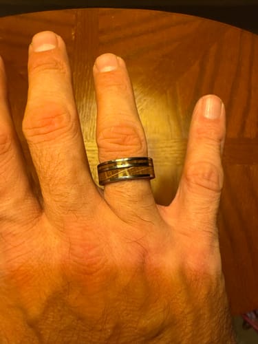 Customer photo review of The “Angel’s Share” Ring